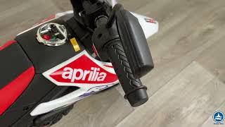 🏍️ Moto Electrica para Niños Aprilia RX 125 🏍️ [upl. by Candice]