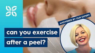 When can I exercise after a skin peel  Australian Skin Clinics [upl. by Asen171]