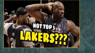 Neither Lebron James or Shaquille Oneal makes Worthys Top 5 Lakers List [upl. by Faludi398]