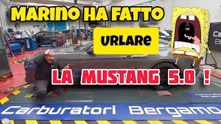 Marino ha fatto urlare la Mustang 50  By Carburatori Bergamo [upl. by Wichman]