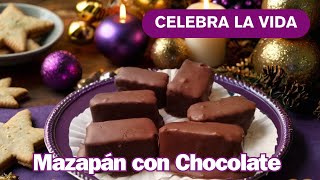 Postre para Acción de Gracias  MAZAPÁN CON CHOCOLATE  Sofisticado y Fácil [upl. by Eniamaj]