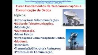 Vídeo explicativo Curso online Fundamentos de Telecomunicações e Comunicação de Dados [upl. by Lapides]