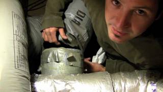 Installing Flexible Duct  Insulated Duct  DIY [upl. by Jonati]