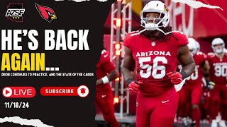 Darius Robinson is BACK In Practice The State of the Arizona Cardinals [upl. by Lalla]