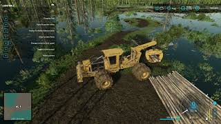 SWAMP LOGGING FS22 [upl. by Adil]