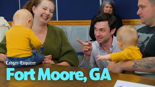 Sen Jon Ossoff visits Ft Moore to discuss maternal health care MOMS Who Serve Act of 2024 [upl. by Parker]