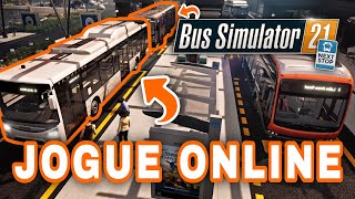 COMO JOGAR BUS SIMULATOR 21 ONLINE COM OS AMIGOS bussimulator multiplayer online [upl. by Dosia]