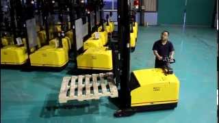 Liftstar Counter balance stacker with EPS with MoonWalk [upl. by Steinberg]