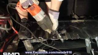 HUGE HOLE cut Battery Rack DropDown System Rebuild vid 4 [upl. by Ahsaetan315]