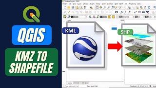 QGIS Tutorial in Hindi  How to Convert KMZ file to ShapeFile in QGIS  Bimmantra [upl. by Razal]