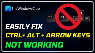 Ctrl  Alt  Arrow not working in Windows 11 [upl. by Areik321]