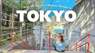 World of Makoto Shinkai in Tokyo Japan Your name Garden of words Weathering with you Japan Vlog [upl. by Ttegdirb]