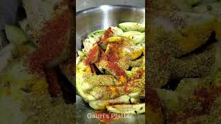 Achari baingan fry shorts food trending viralvideo ytshorts recipe reels [upl. by Idnim104]