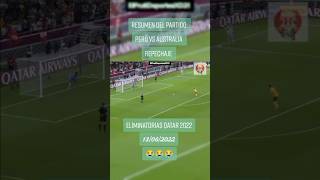 Perú vs Australia repechaje eliminatoriasqatar2022 selecciónperuana youtubeshorts futbol [upl. by Leahsim]