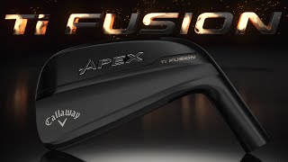 Callaway Apex Ti Fusion Golf Irons From Callaway Golf [upl. by Ennayhs400]