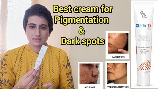 Best cream for pigmentation and dark spots  Fixderma skarfix tx cream review telugu [upl. by Lamaaj]