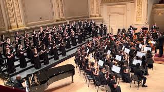 Tomball Memorial High School Choir amp Orchestra at Carnegie Hall Part 5 [upl. by Nnairac]