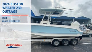 The Unsinkable 2024 Boston Whaler 230 Outrage MarineMax Orlando [upl. by Nnaaras]