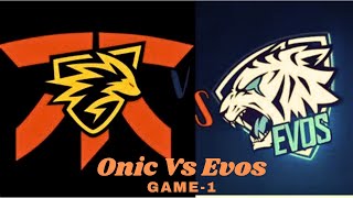 MPL Indo S13 Grand Final Fnatic Onic Vs Evos Glory Game1 [upl. by Notrom]