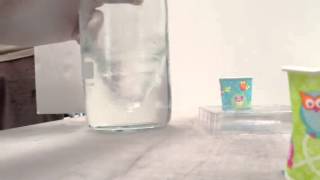 Chemical reaction silver nitrate and ammonia [upl. by Yewed]