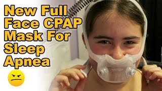 New CPAP Sleep Apnea Mask that is Fancy Cool [upl. by Yduj]