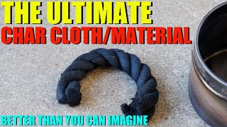 The Ultimate Char Material  Dont Waste Your Time On Char Cloth Again [upl. by Tiff]