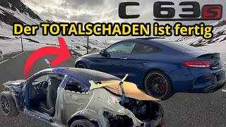 Jetzt kommen die PROBLEME  Mercedes C63s AMG Coupe Unfall 09 [upl. by Zulch]