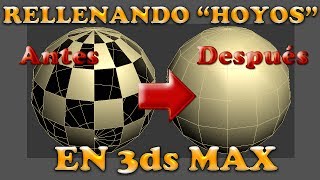 3ds Max Rellenar Hoyos [upl. by Belden]