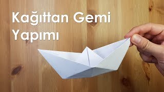 Kağıttan Gemi Yapımı A4 kağıt [upl. by Ingold]