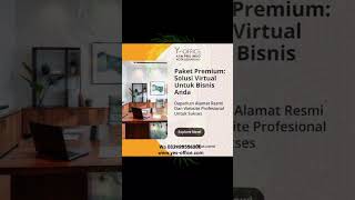 Paket premium 35 JT saja dapat virtual ofifice Semarang  Ayo hubungi wa 082128556200 [upl. by Pru618]