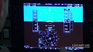 NDB approach in FNPT II trainer  Baltic Aviation Academy [upl. by Hijoung]