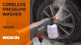 WOKIN 168V Cordless Pressure Washer with Rechargeable 20Ah Battery 6in1 Nozzle [upl. by Sophia7]