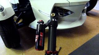 Elka Stage 5 Shocks on Spyder RT [upl. by Etnad]