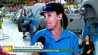 Setor automotivo ganha fôlego com políticas do governo federal [upl. by Alleiram]