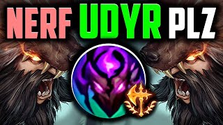 ITEM NERFS BUFFED UDYR Best BuildRunes How to Play Udyr Jungle amp Carry S14 [upl. by Anilegna]