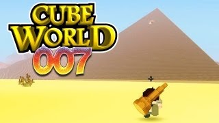 CUBE WORLD HD 007  Drei Profis plündern Pyramiden ★ Lets Play Cube World [upl. by Airrotal]