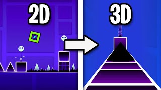 I Made Geometry Dash In FIRST PERSON [upl. by Nwahsyar794]