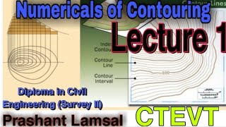 Contour Numerical Lecture 1 Surveying II  Diploma in Civil Engineering  CTEVT  4th Semester [upl. by Eeram]