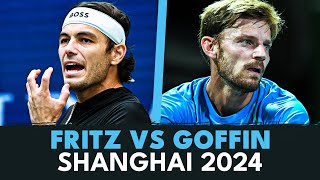 Taylor Fritz vs David Goffin QuarterFinal Highlights  Shanghai 2024 [upl. by Onyx]