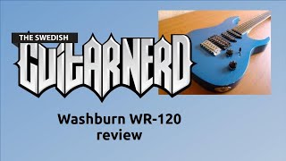 Washburn WR120  demo [upl. by Ingeborg713]