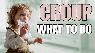 Croup Cough Sound and Treatment [upl. by Afatsom45]