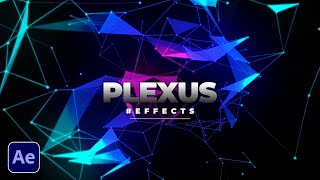 Create Plexus Motion Graphic Lines in After Effects  Tutorial [upl. by Quackenbush]