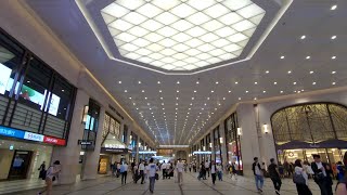 JR大阪駅から阪急大阪梅田駅を通り【 泉の広場 】まで歩きます [upl. by Iidnarb]