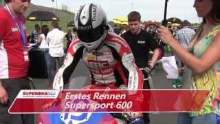 SUPERBIKEIDM Oschersleben 14 bis 16 Juni 2013 Hautnah4 Supersport 600 Erstes Rennen [upl. by Tsew]