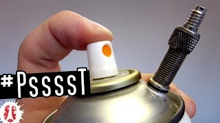 HOW TO Hack An Empty Aerosol Can To Make A Free DIY Refillable Compressed Air Duster lifehack hack [upl. by Marten379]