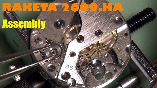 Raketa 2609HA  Assembly [upl. by Waal21]