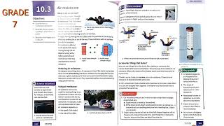 103 AIR RESISTANCE ✨️INTERNATIONAL SECONDARY SCIENCE BOOK 7 [upl. by Favien]