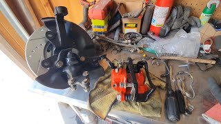 front end prep Bellhousing issue and fix LS Datsun 521 MXBreed [upl. by Hanikas]