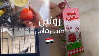 روتين عدة أيام صيفية شامية  وصفتين للرز بالحليب  Syria  Jaraman 🇸🇾 [upl. by Yaluz]