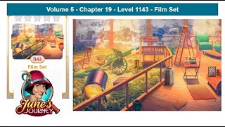 Junes Journey  Volume 5  Chapter 19  Level 1143  Film Set Complete Gameplay in order [upl. by Cyndia]